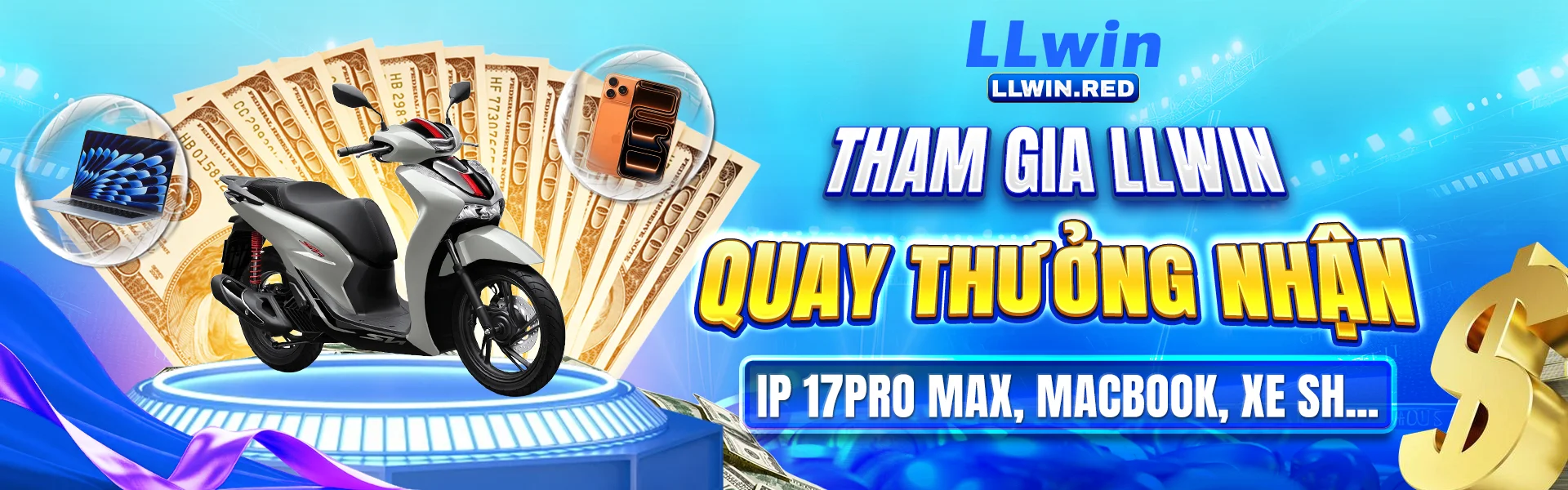 banner thưởng tham gia llwin