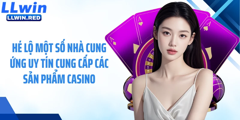 Hé lộ một số nhà cung ứng uy tín cung cấp các sản phẩm casino